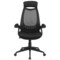 Emma and Oliver High Back Mesh Executive Swivel Office Chair with Flip-Up Arms
